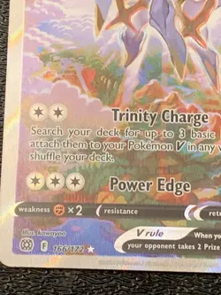 Pokemon Arceus V Alternate Full Art Holo Brilliant Stars 166/172 Kawayoo 2022 - Image 3