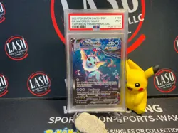 2021 POKEMON SWSH VAPOREON VMAX PREMIUM COLLECTION FULL ART/VAPOREON VMAX PSA 9 - Image 1