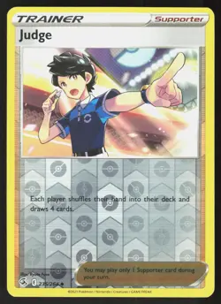 Judge 235/264 Uncommon Fusion Strike Pokemon Reverse Holo Lightly Played - Image 1