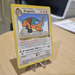 ✅ 🇦🇺 Dragonite 5 First Movie WB Black Star Promo LP Pokemon TCG Card - Image 2