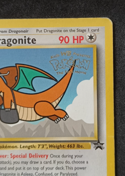 Pokemon TCG Dragonite #5 WOTC Black Star WB Movie Promo Card - MP - Image 3