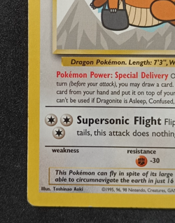 Pokemon TCG Dragonite #5 WOTC Black Star WB Movie Promo Card - MP - Image 5