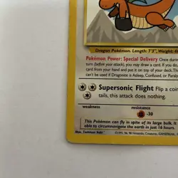 Dragonite - 5 - Black Star Promo Gold Stamp WB Movie - Pokemon TCG Card - Image 3