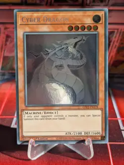 Cyber Dragon GFP2-EN178 Ghost Rare Lightly Played 1st Edition Yugioh - Image 1