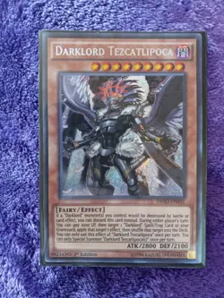 Darklord Tezcatlipoca DESO Secret 1st edition NM Yugioh - Image 1