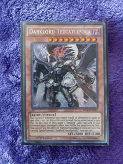Darklord Tezcatlipoca DESO Secret 1st edition NM Yugioh - Image 4