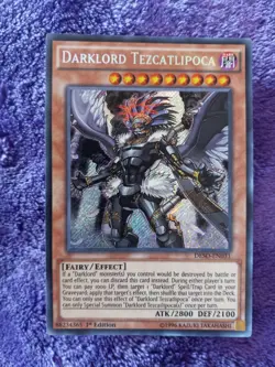 Darklord Tezcatlipoca DESO Secret 1st edition NM Yugioh - Image 5