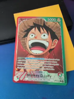 Monkey D Luffy OP13-001 L Leader Alt Art Carrying On His Will OPCG - Image 2