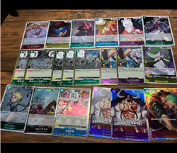 Bandai One Piece Card Game Rare Cards Bundle Made in Japan [Excellent]52 - Image 1