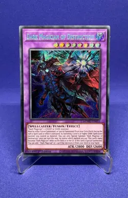 Yu-Gi-Oh! Secret Rare - Dark Magician Of Destruction - MZMU-EN011 - Image 1