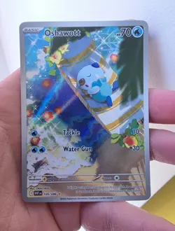 Pokemon TCG - White Flare Oshawott 105/086 Special Illustration Rare NM Card - Image 1