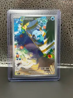 Pokemon TCG White Flare Oshawott 105/86 English Illustration Rare Mint Condition - Image 1