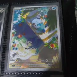 Pokemon TCG Oshawott 105/086 White Flare Illustration Rare IR Near mint NM - Image 1