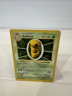 Pokemon TCG Kakuna Card Base Set, Unlimited Uncommon, Uncirculated Card 33/102 - Image 4