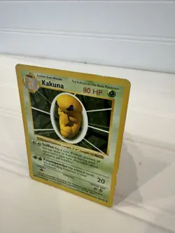 Pokemon TCG Kakuna Card Base Set, Unlimited Uncommon, Uncirculated Card 33/102 - Image 5