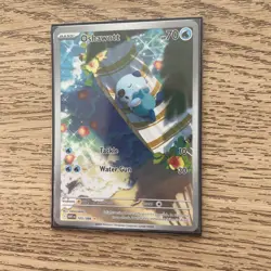 Pokemon TCG Oshawott White Flare Illustration Rare 105/086 NM Condition - Image 1