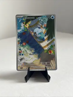 Pokemon TCG Oshawott Illustration Rare White Flare Card 105/086 - Image 1