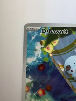 Pokemon TCG Oshawott Illustration Rare White Flare Card 105/086 Near Mint - Image 2