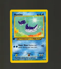 Mantine 74/105 Pokemon TCG 1st Edition Neo Destiny NM Vintage 2002 Card - Image 1