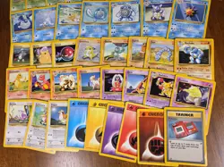 Pokemon Base Set Uncommon/Common WotC - 42 Card Lot 2 LP/MP - Image 3