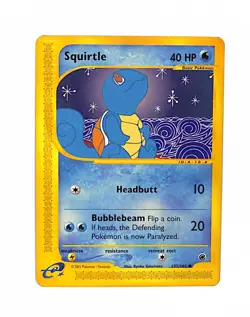 Squirtle Expedition 132/165 Pokemon Card E-Reader 40 HP LP/MP - Image 1