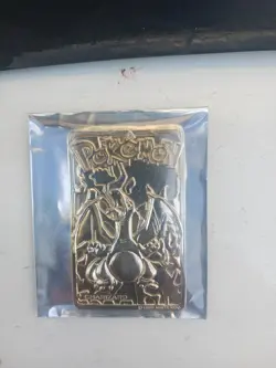 1999 Pokemon 23K Gold Plated Trading Card - #6 Charizard - Burger King Edition - Image 1