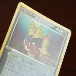 Carvanha 47/108 Reverse Holo Common EX Power Keepers Pokemon Card - Image 3