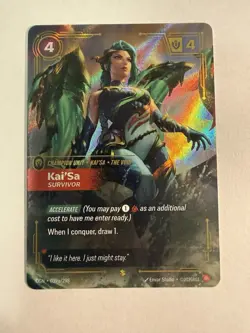 League of Legends Kai'Sa Survivor Holo Card 039a/298 English 2025 Standard - Image 1