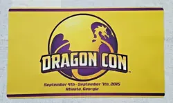 Rare Commemorative Dragon Con / Dcon 2015 Vintage Playmat Magic MTG Card Games - Image 1