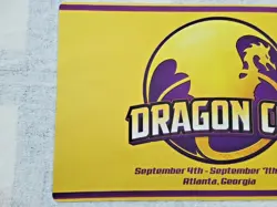 Rare Commemorative Dragon Con / Dcon 2015 Vintage Playmat Magic MTG Card Games - Image 3