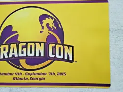 Rare Commemorative Dragon Con / Dcon 2015 Vintage Playmat Magic MTG Card Games - Image 4