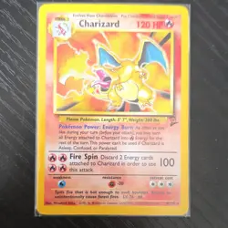 Pokemon Charizard 004/130 Base Set 2 Holo Rare 120 HP English Card - Image 1