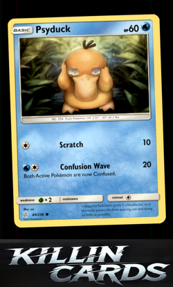 Psyduck 40/236 Pokemon Common SM - Cosmic Eclipse Card NM - Image 1