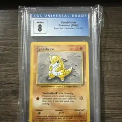 Pokemon Sandshrew Base Set Regular Card 062/102 1995 - Image 1