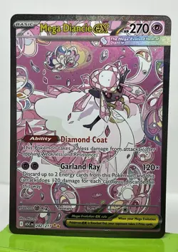 Mega Diancie EX SIR Ascended Heroes Pokemon TCG Card 282/217 NM - Image 1