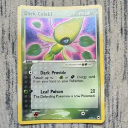 Pokemon TCG Dark Celebi 4/101 Hidden Legends Holo Rare Reverse Holo Card - Image 2