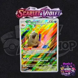 Mabosstiff 218/198 Scarlet & Violet IR Full Art Pokemon TCG Card NM CLEAN - Image 1