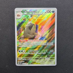 Mabosstiff 218/198 Scarlet & Violet IR Full Art Pokemon TCG Card NM CLEAN - Image 4