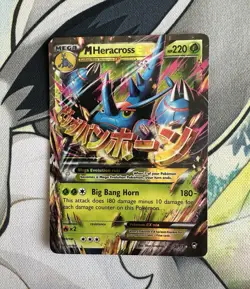 Pokemon M Heracross EX 5/111 XY Furious Fists Holo Ultra Rare Card - DMG - Image 3