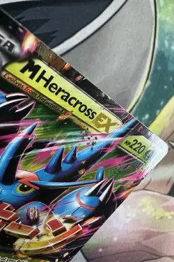 Pokemon M Heracross EX 5/111 XY Furious Fists Holo Ultra Rare Card - DMG - Image 4