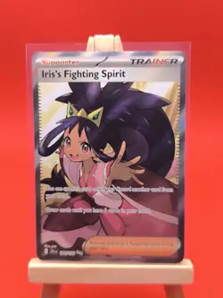 Iris's Fighting Spirit 180/159 Journey Together Full Art Supporter Pokemon Card - Image 2