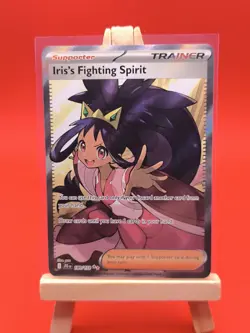 Iris's Fighting Spirit 180/159 Journey Together Full Art Supporter Pokemon Card - Image 3