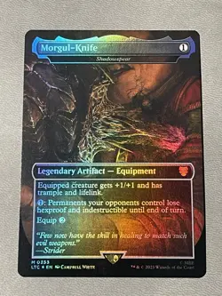 MTG English Morgul-Knife - Shadowspear Lord of the rings Commander NM Foil - Image 1