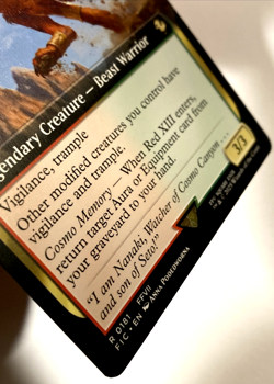 MTG Red XIII, Proud Warrior (Extended Art) Commander: Final Fantasy 181 NM - Image 2