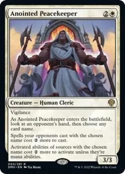 Anointed Peacekeeper FOIL NM #2 Dominaria United MTG - Image 1