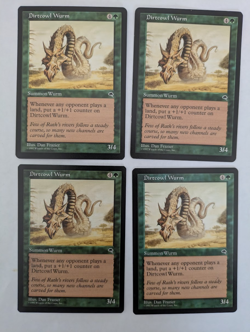 4 Dirtcowl Wurm Tempest MTG NM Free shipping with tracking - Image 1