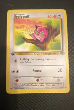 Jigglypuff 54/64 Jungle - 1st edition Pokemon - Image 1