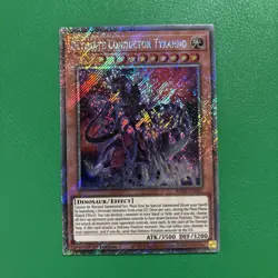 Yugioh - Ultimate Conductor Tyranno RA04-EN287 1st Platinum Secret Rare NM - Image 2
