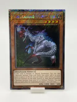 Yu-Gi-Oh! Souleater Oviraptor RA04-EN288 Platinum Secret Rare 1st Edition - Image 1