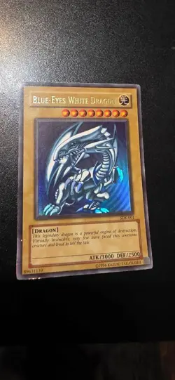 2002 Yu-Gi-Oh! Starter Deck: Kaiba Blue-Eyes White Dragon Ultra Rare MP - Image 1